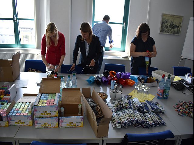 Gemeinsames Packen